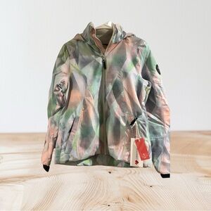 Obermeyer Rylee Prism Print Ski Jacket Teen L NWT